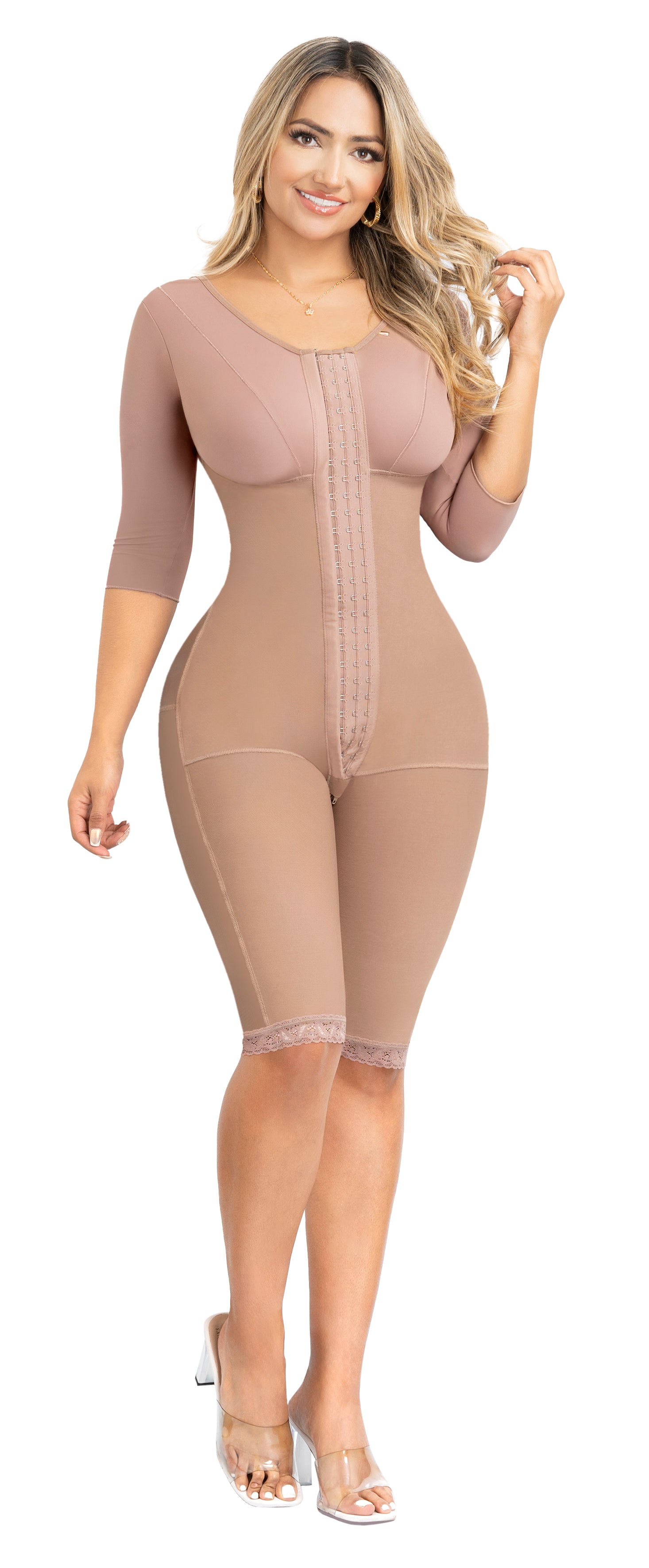 Wonderfit Full Body Shaper with Bra and Sleeves 985 – Wonderfit
